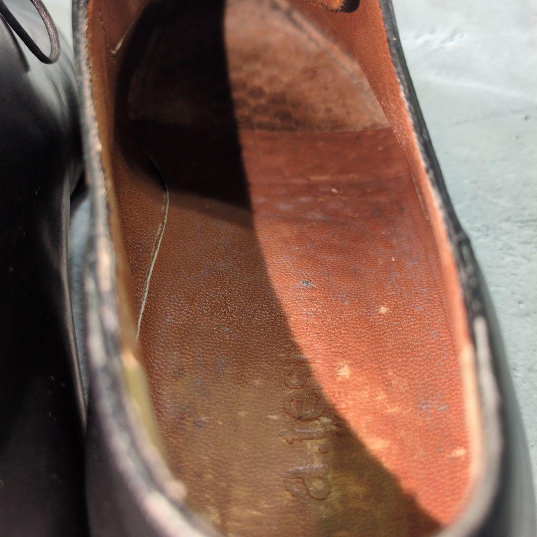 a.testoni ア・テストーニ ストレートチップ革靴 イタリア製 黒