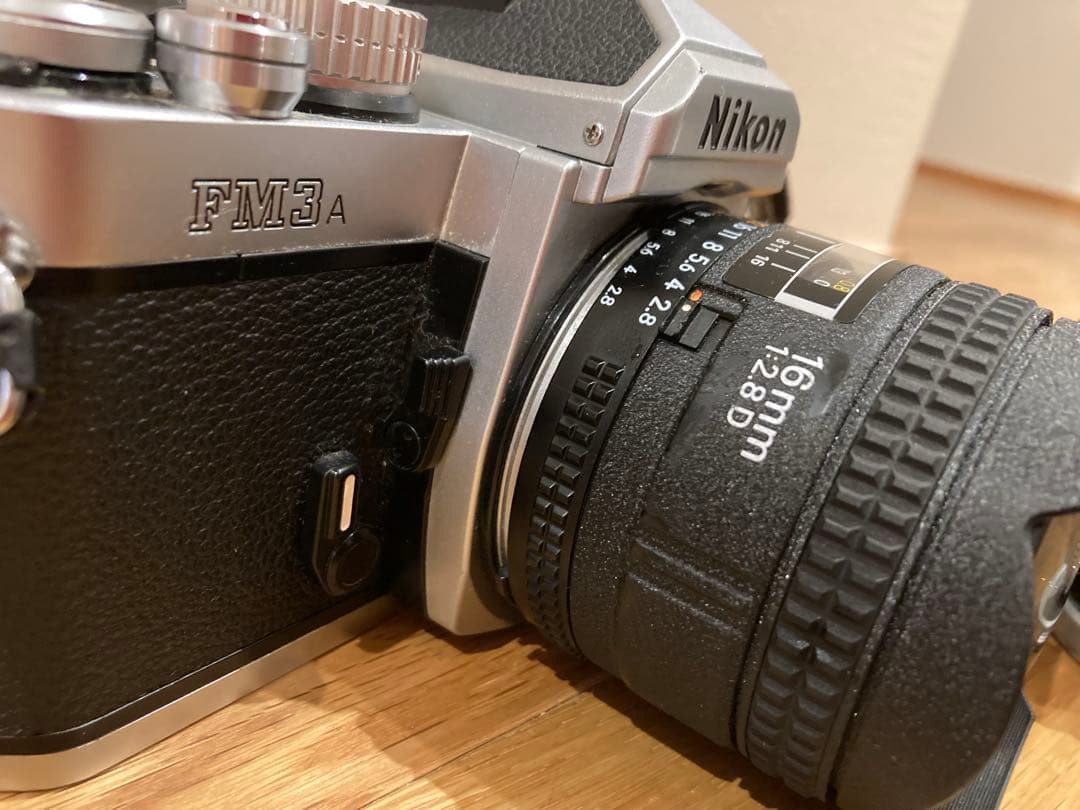 Nikon film camera FM3Aとレンズ2種