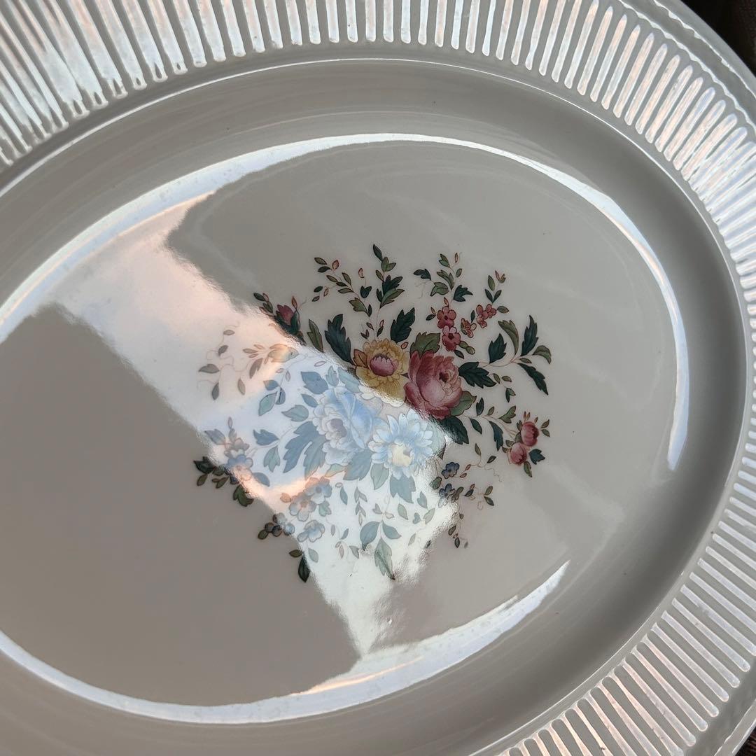 美品 英国製  Conway 英国の伝統美が息づく器ꕤ︎︎オーバル皿