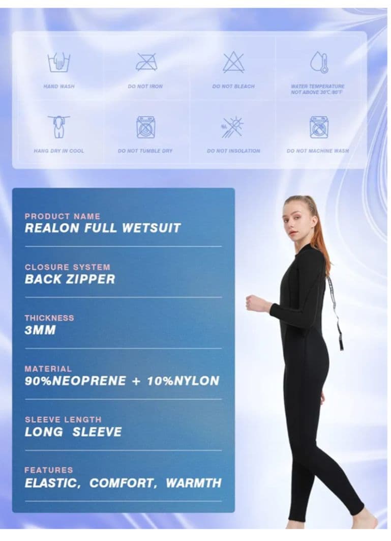 REALON レディースウェットスーツ 2XL スポーツスイミング ダイビング