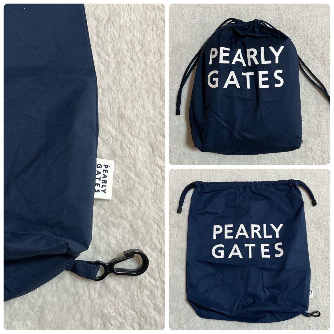 新品タグ付　パーリーゲイツ　レインワンピース　2WAY フード ネイビー　L　２