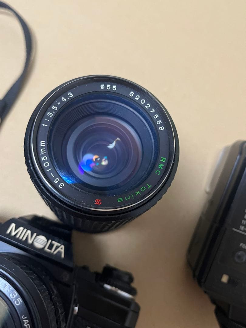 MINOLTA X-700 動作未確認　レンズ付き　ストロボ付き