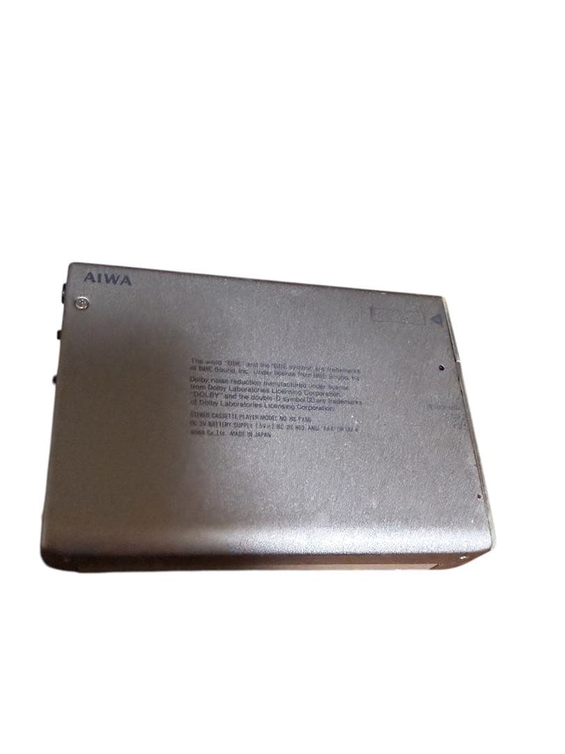 AIWA HS-PX50 シルバー ポータブルカセットプレーヤー　 現状品