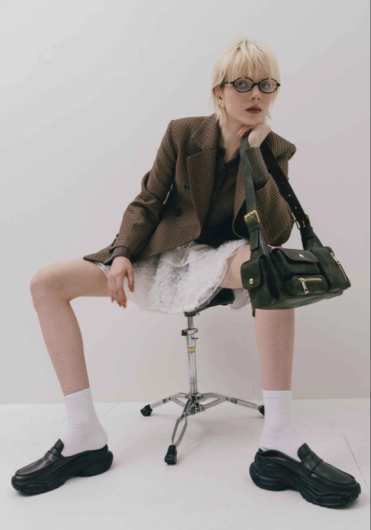 【トンカツ様】THE TOE Convent Loafer-black 23cm