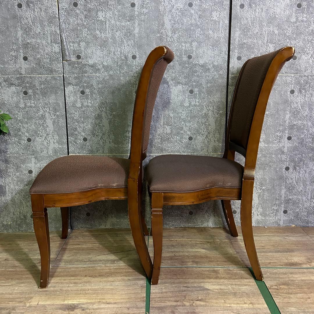 ꧁ネオクラシックスタイル家具꧂ダイニングチェア2脚 食卓 いす イス 椅子