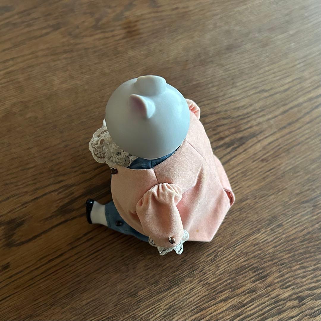 ヴィンテージ ネズミのビスクドール（チャイナヘッドドール・ミニョネット）送料込