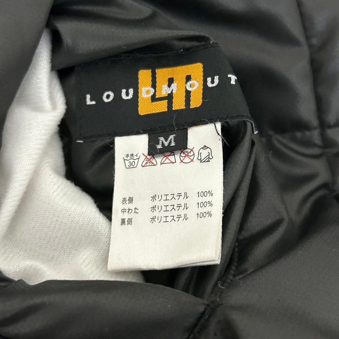 LOUDMOUTH 中綿 リバーシブルブルゾン カセット柄 ゴルフ