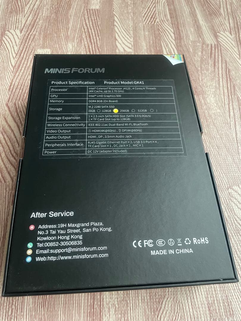 【ほぼ未使用】MINIS FORUM ミニPC リセット済み