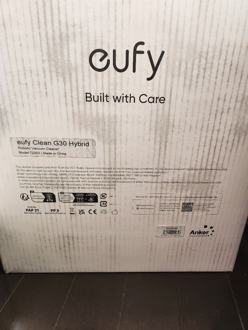 保証付きAnker Eufy RoboVacG30 Hybrid吸引水拭き両用