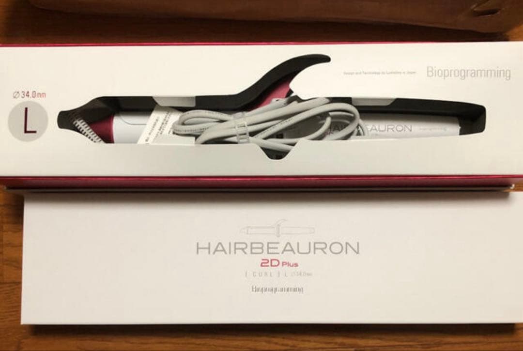 正規品❣️美品リュミエリーナ ヘアビューロン カール 2D Plus L 34㎜