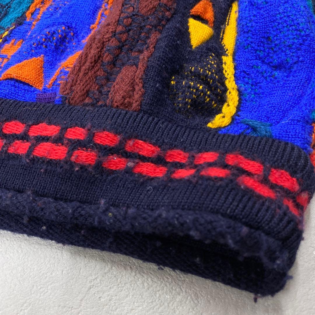 N311◯ COOGI クージー 3Dニット カラフルニットMサイズ