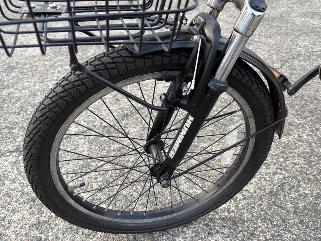 【引き取り限定】HUMMER折りたたみ自転車 外装6段変速サスペンション