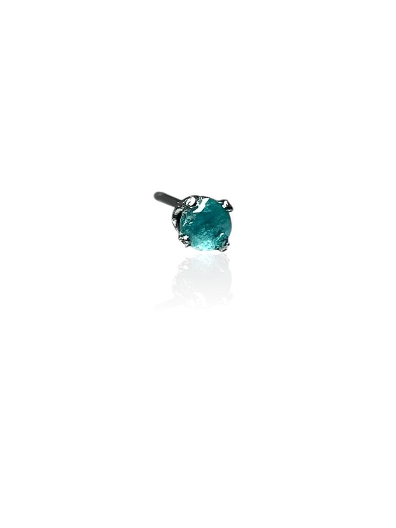 パライバトルマリン　ブラジル産　セカンドピアス