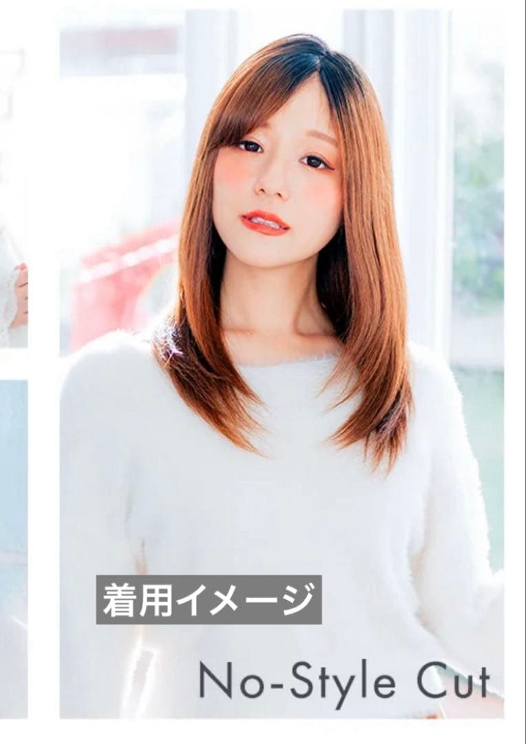 【美品】REMY人毛100% フルウィッグ　リネアストリア　天使の風渡るレース