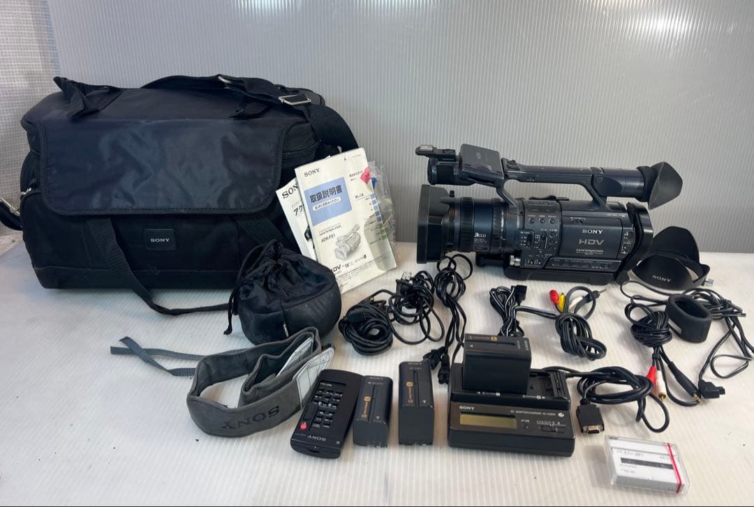 SONY HDV HDR-FX1ビデオカメラ 本体と付属品一式