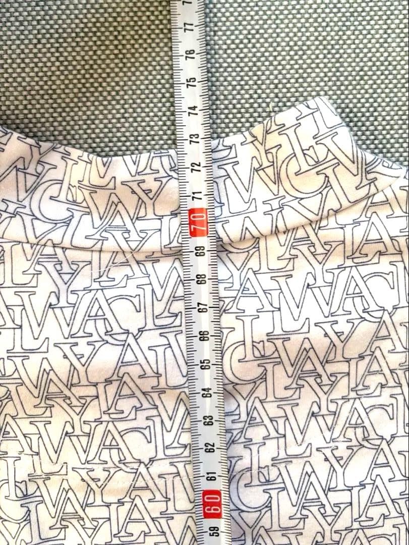 【新品】Callaway 長袖シャツ ホワイト/グレー　モックネック