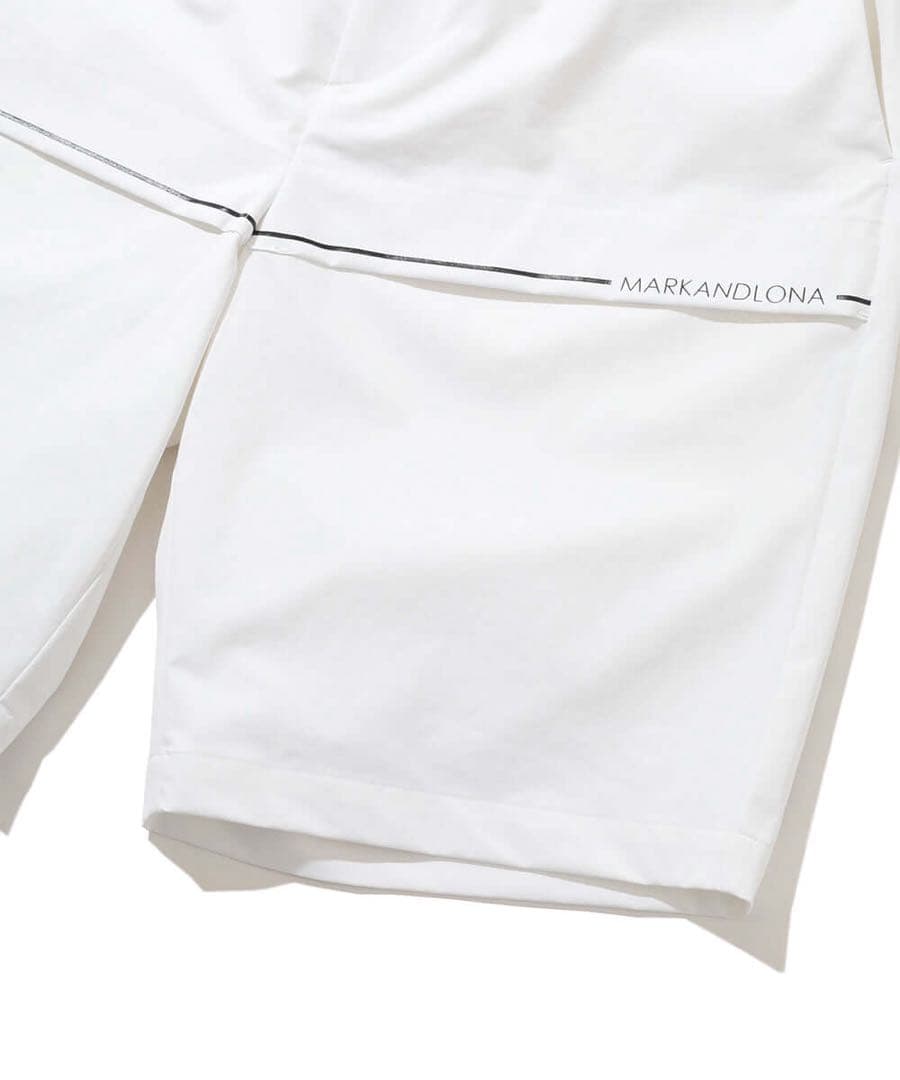 新品 ★ MARK&LONA ショーツ マーク＆ロナ ハーフパンツ 白