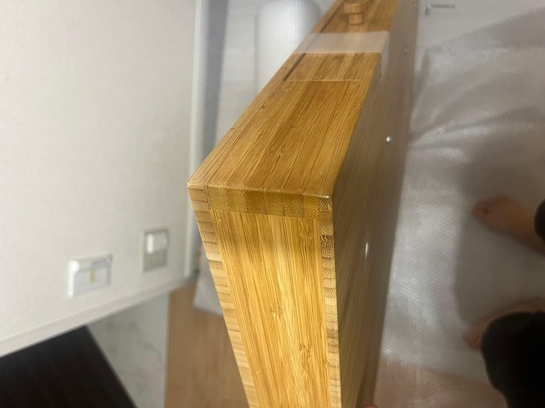 美品 IKEAリルオーセン　LILLASEN イケア デスク　竹机