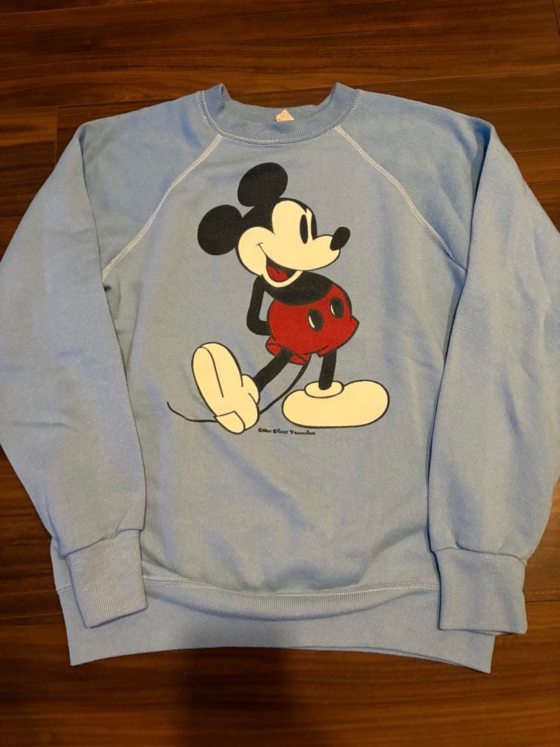 70〜80s ミッキーヴィンテージスウェット OLD Mickey