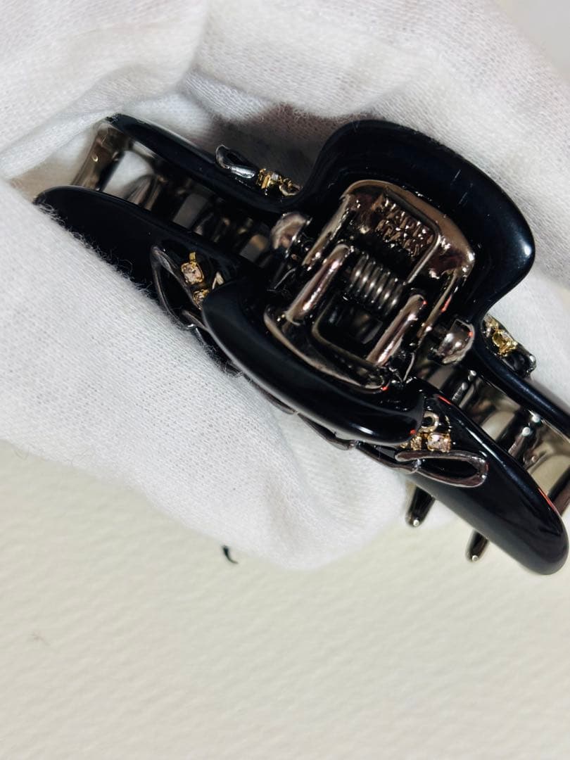 【レア/極美品】アッカaccaクリップ　ピン　チェーン　黒　コラーナ