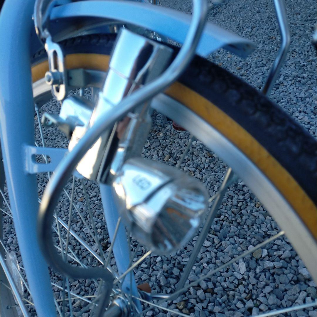 【直接引取限定】MAHALO マハロ 自転車 22インチ 水色 6段変速