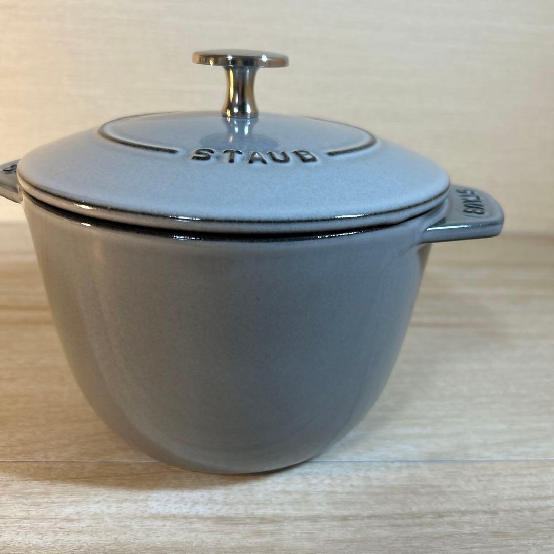 STAUB ストウブ　ラ・ココット de GOHAN 16cm M グレー　鍋