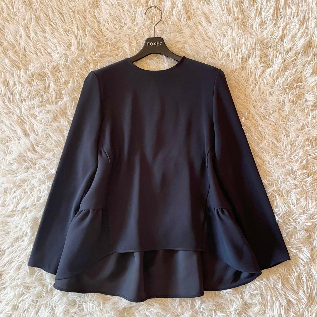 極美品✨ ヨーコチャン 23年 ロングスリーブ バックティアードブラウス 38