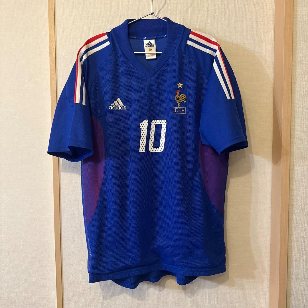【ほぼ新品】ジダン 2002年 フランス代表 ワールドカップ ユニフォーム
