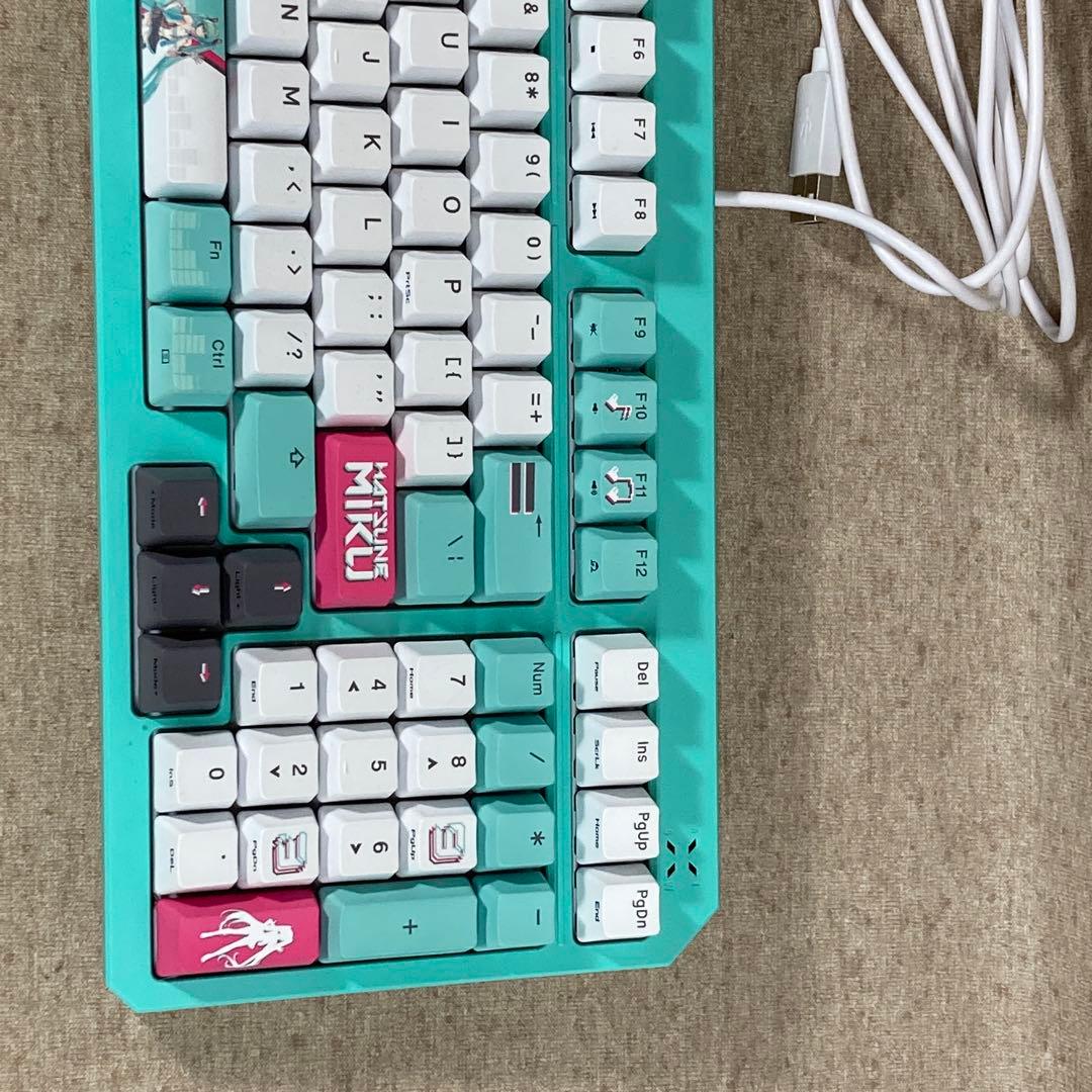初音ミク ゲーミングキーボード RA09 TG K3 GEN II (62258