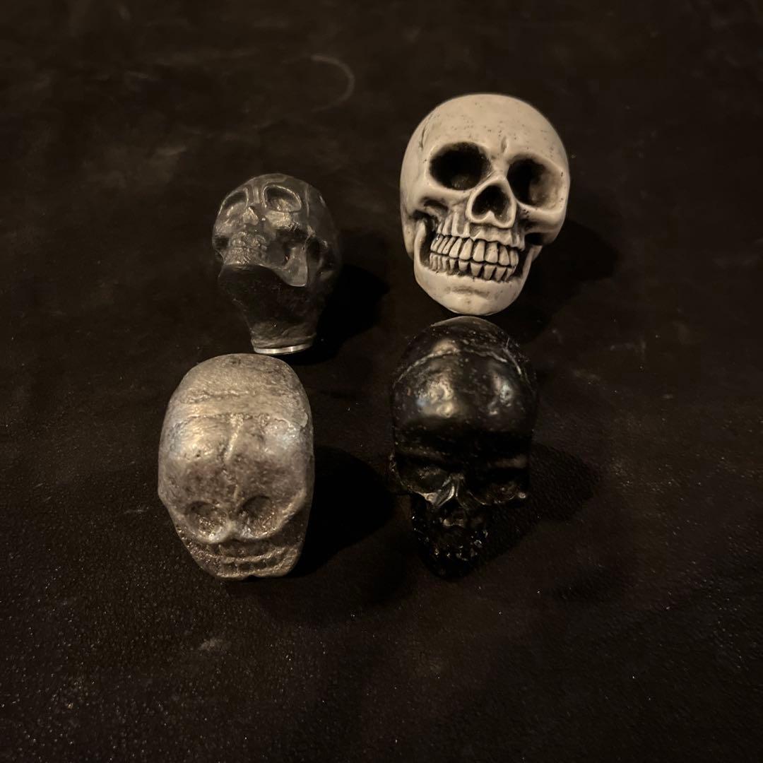 スカル シフトノブ ハーレー ジョッキーシフト チョッパー バイカー