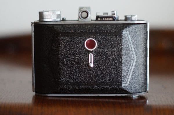 ミノルタ　セミP　 蛇腹　フィルム　カメラ　ケース付き