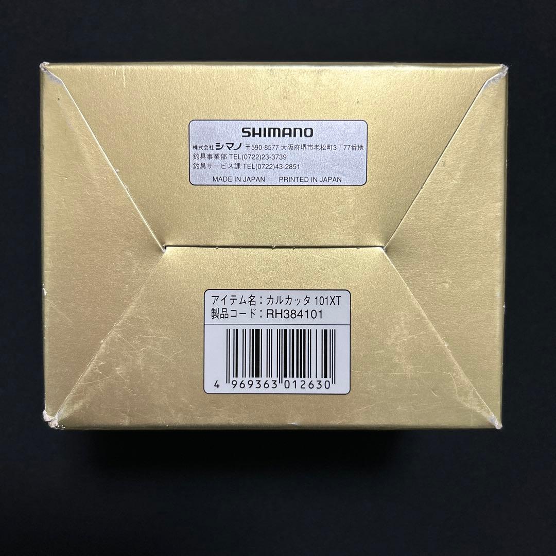 SHIMANO CALCUTTA 101XT 左巻き　外箱、説明書、付属品付き