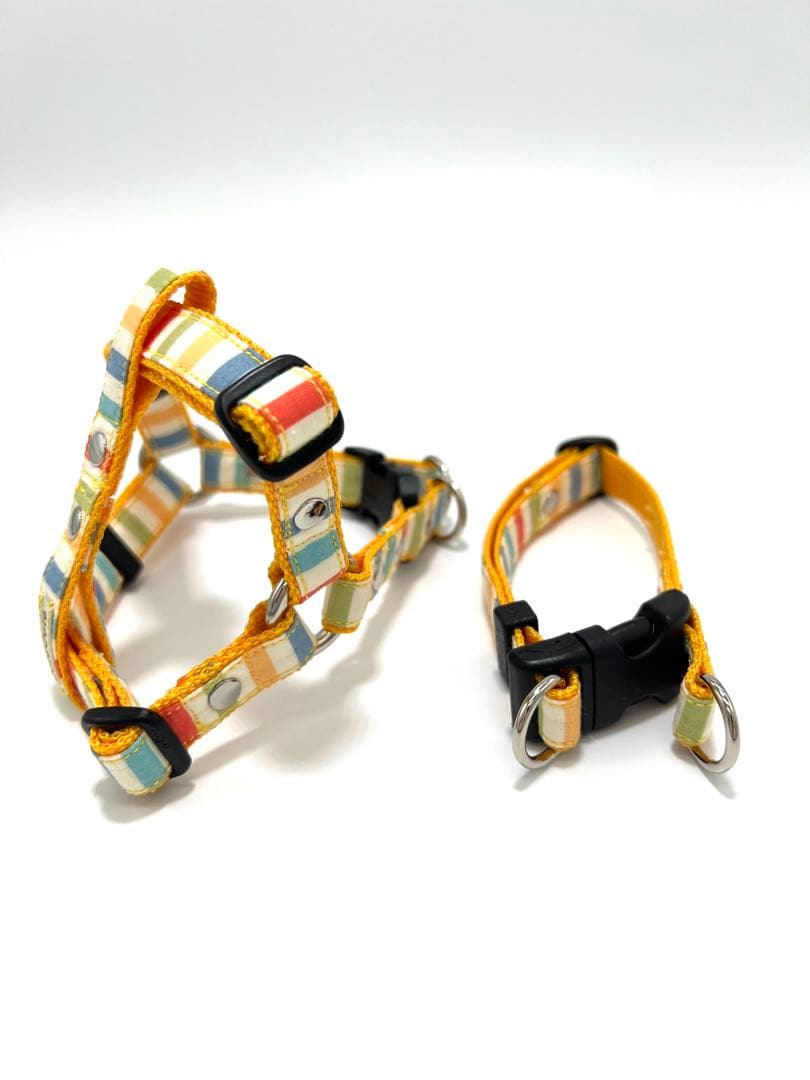 犬用品　首輪　ハーネス リード　ジョイントリード フルセット ハンドメイド