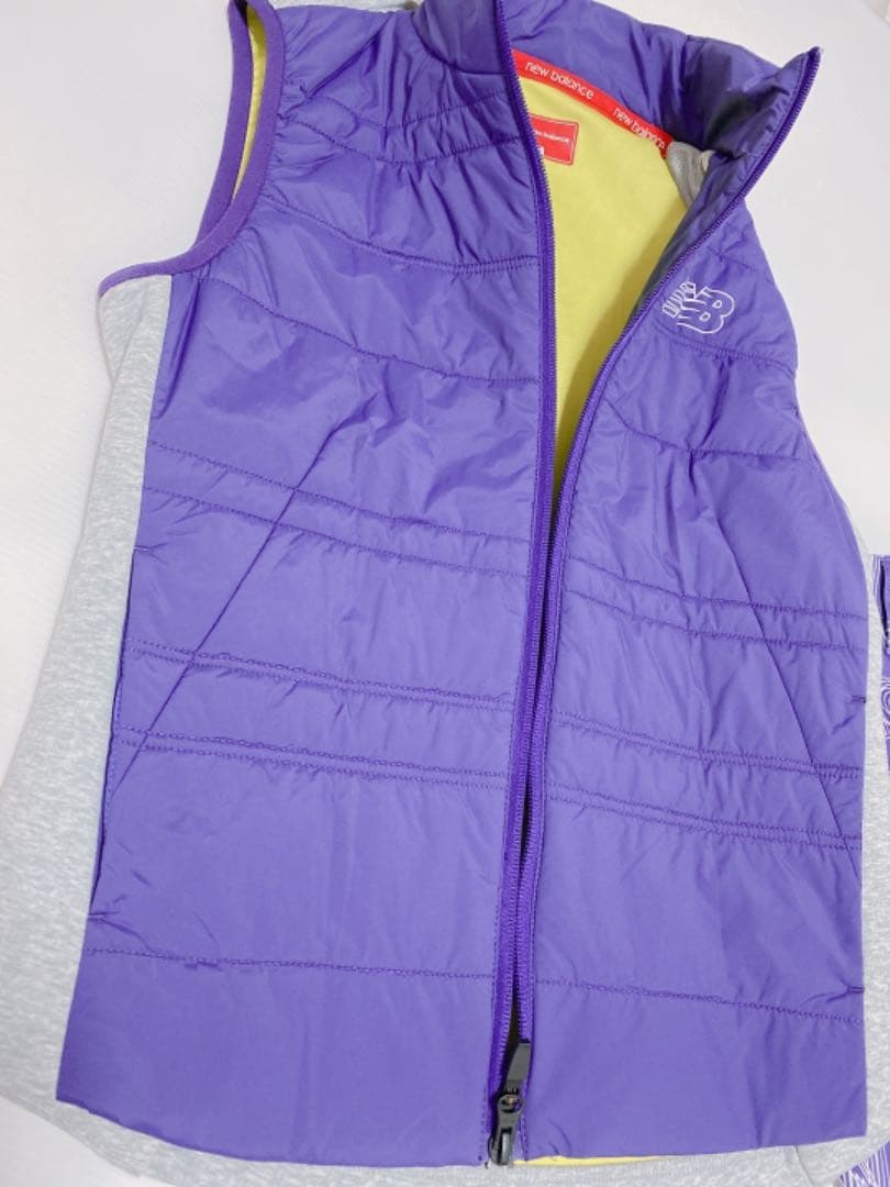 ニューバランスゴルフ　2点　セットアップ　ベスト　スカート パープル　紫