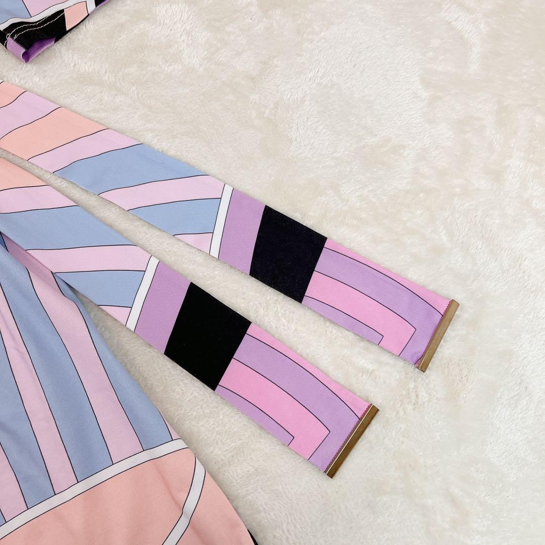 エミリオプッチ EMILIO PUCCI ワンピース ベルト シルク100％