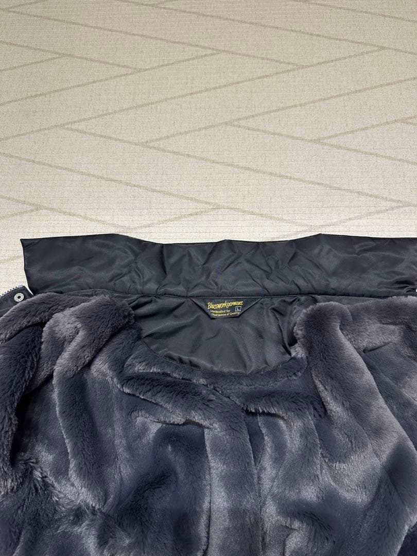 Bluco Work Garment ボアコーチ黒 Lサイズ