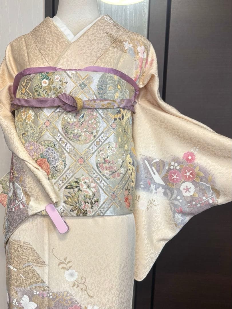 金駒刺繍　訪問着　フルセット　トールサイズ　入学式　卒業式　お宮参り