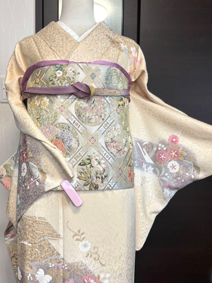 金駒刺繍　訪問着　フルセット　トールサイズ　入学式　卒業式　お宮参り