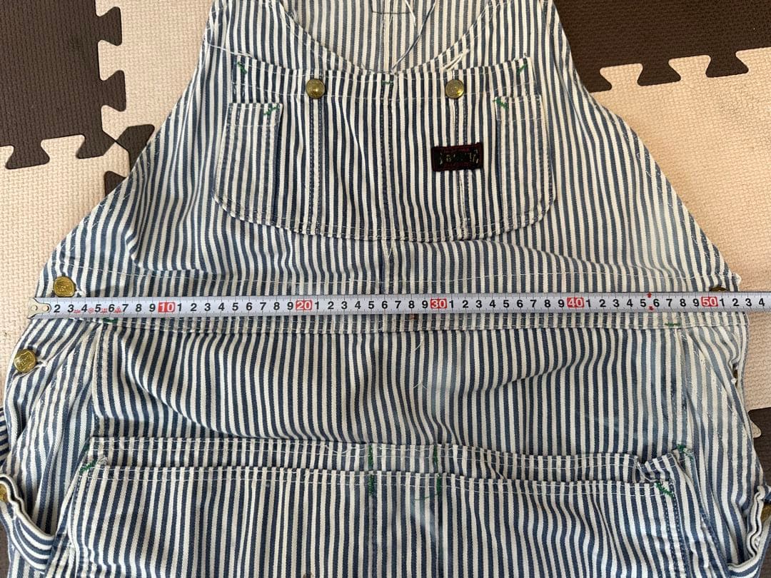 中*昌様 50s BIGSMITH エプロン付き　オーバーオール ヒッコリー　ダ