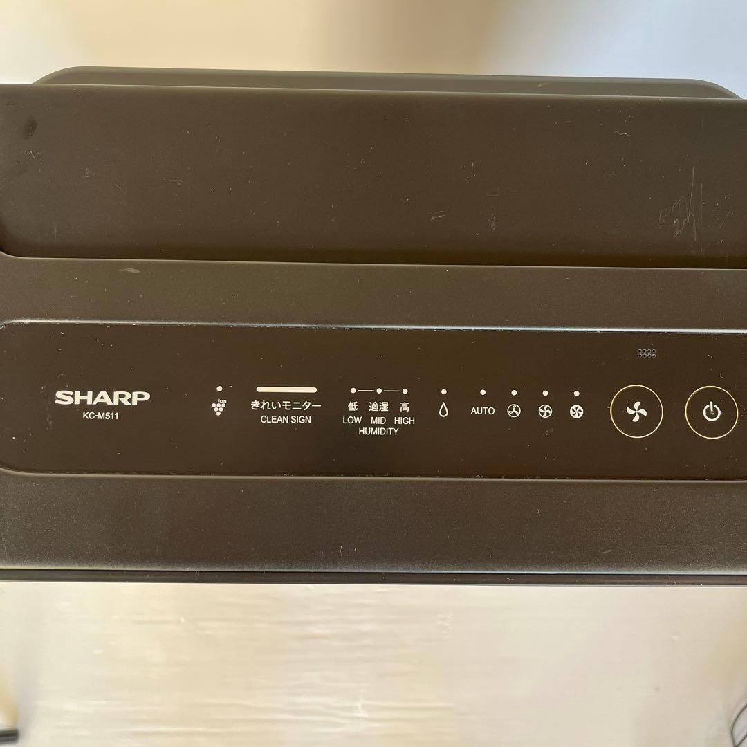 【送料込】SHARP 加湿空気清浄機 KC-M511-B #TRF1925-1