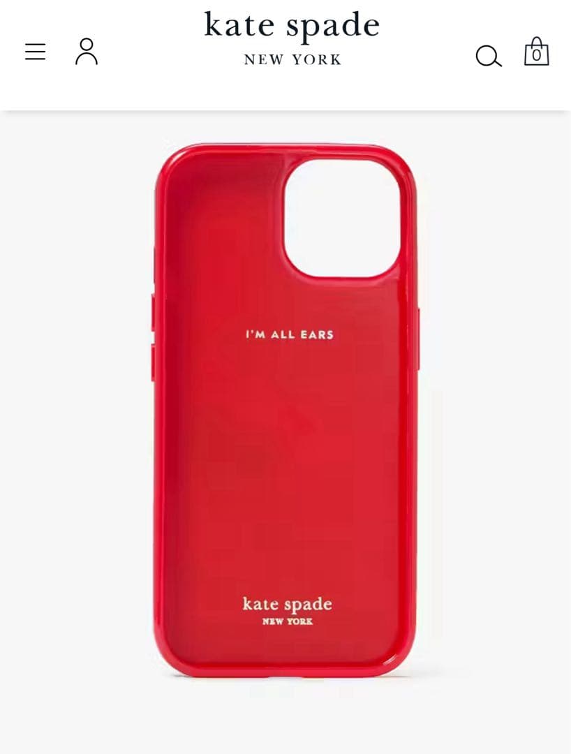 kate spade ハート iPhone15Pro スマホケース