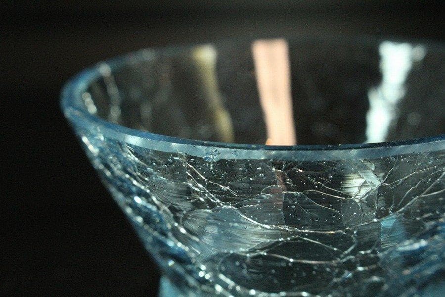 レトロ カットガラス 鉢 小碗 八客 揃 旧家蔵出