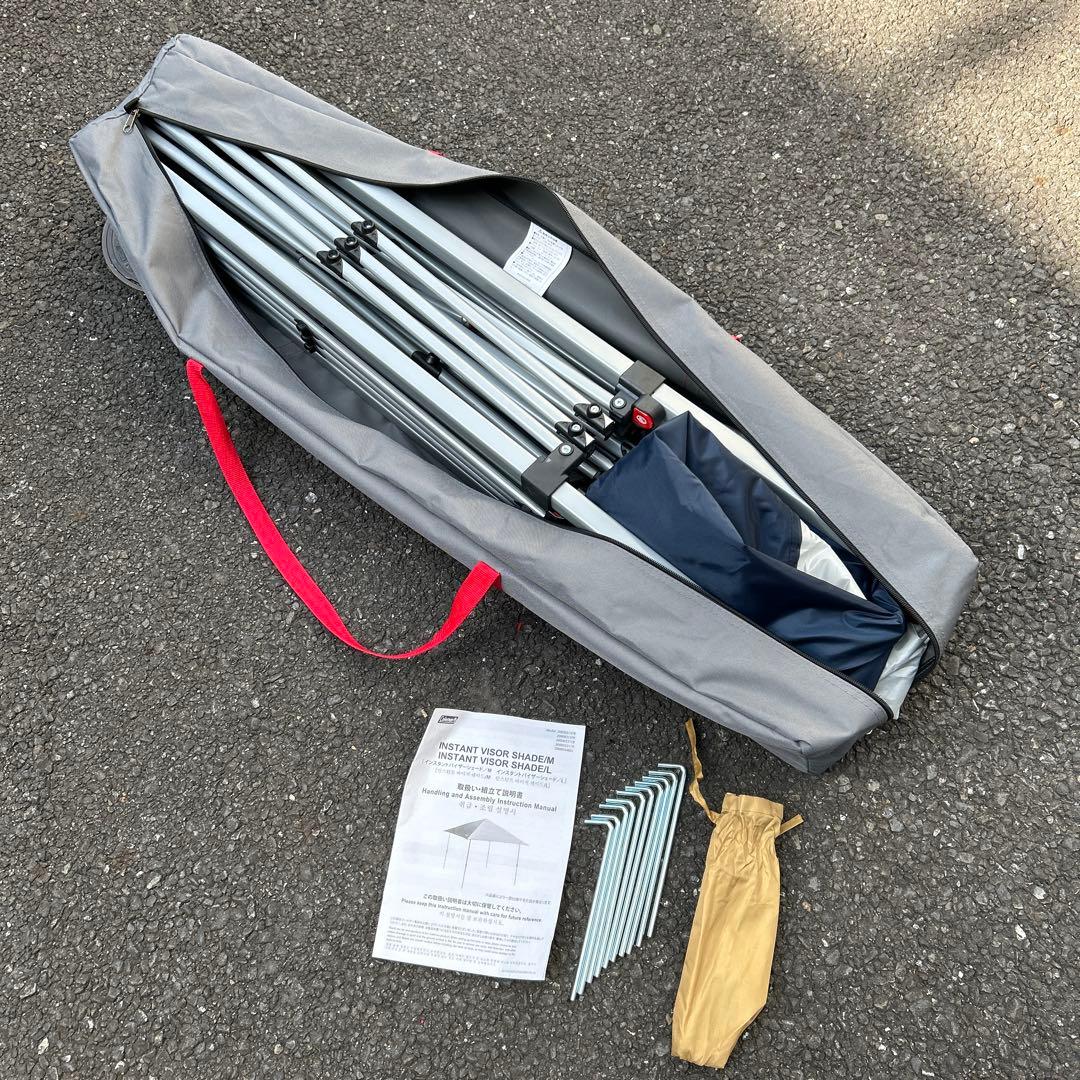 Coleman タープ・シェード ネイビー　インスタントバイザーシェード　M