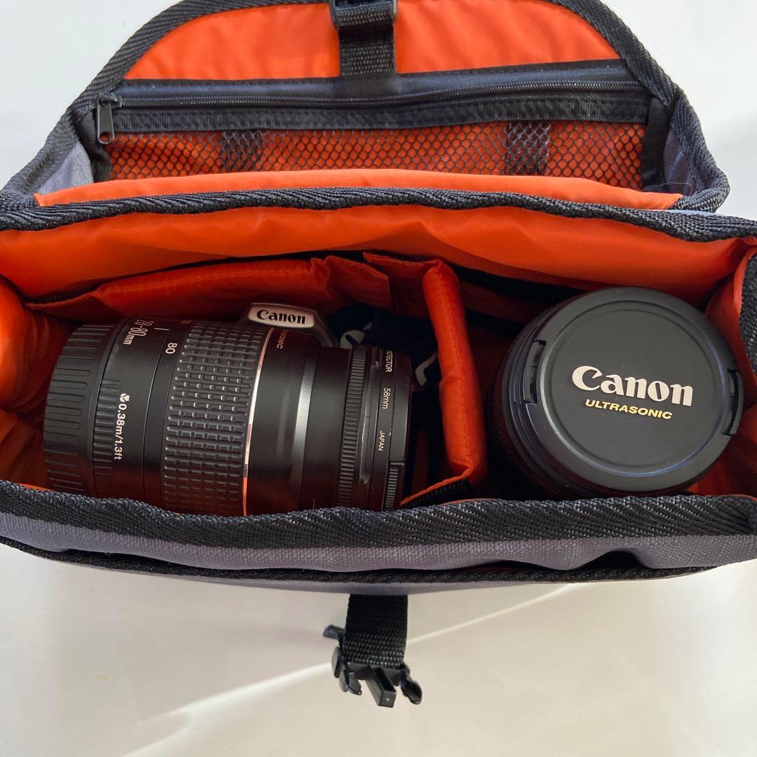Canon EOS 4000D レンズ2本 カメラバッグ付き