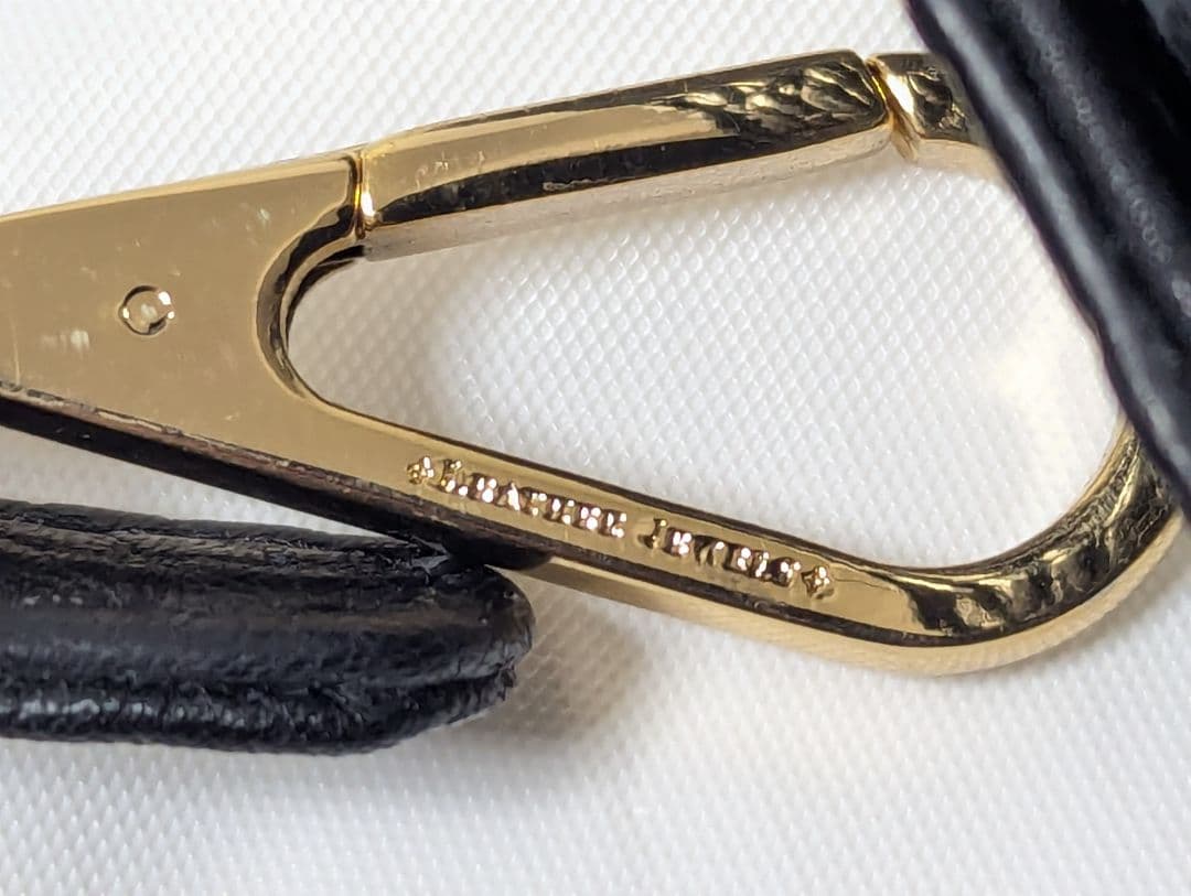 LEATHER JEWELS Crystal　2way バッグ黒　B690