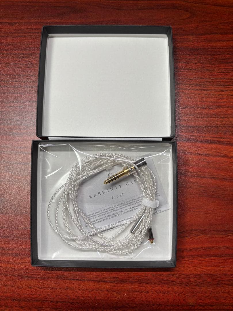 4.4.mmケーブル + final B1 イヤホン