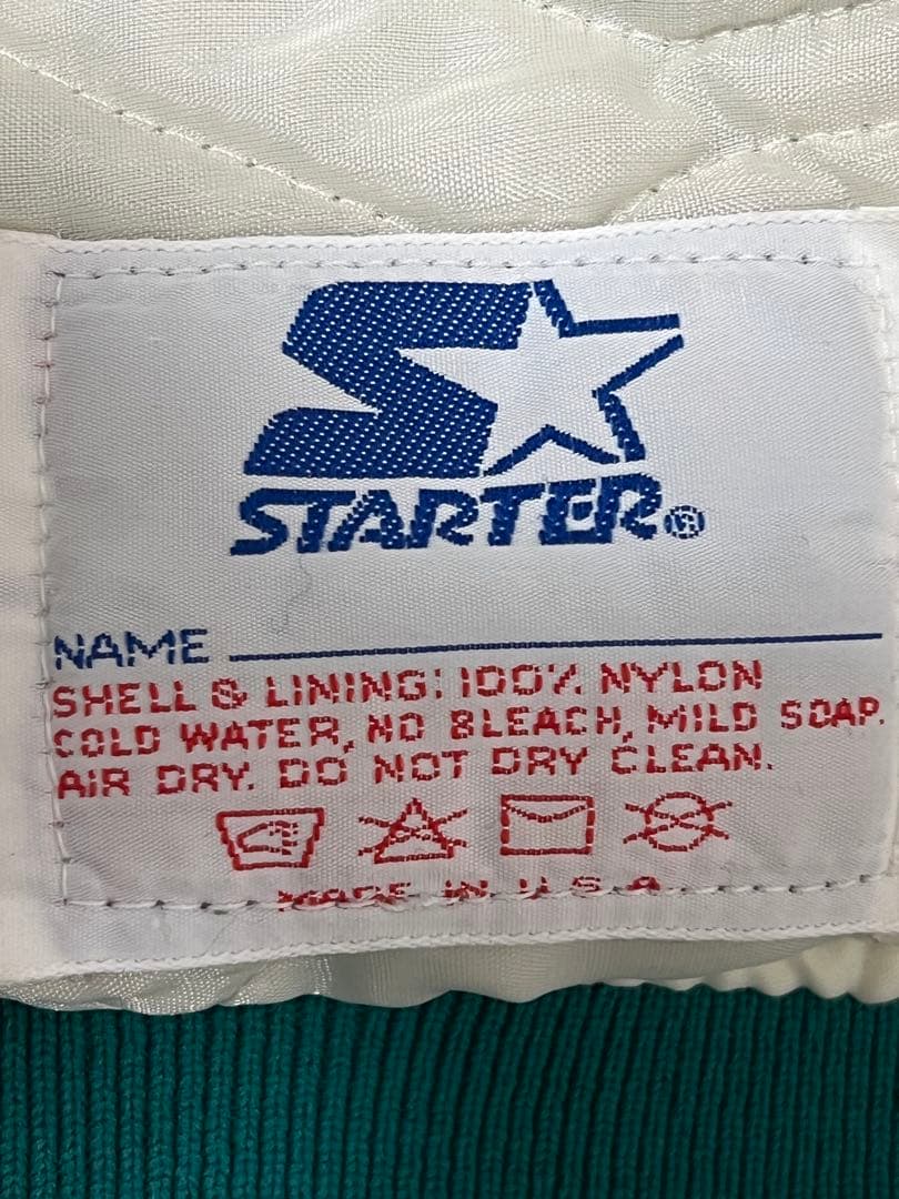 1986 STARTER スターター NFL ドルフィンズ ナイロンスタジャン