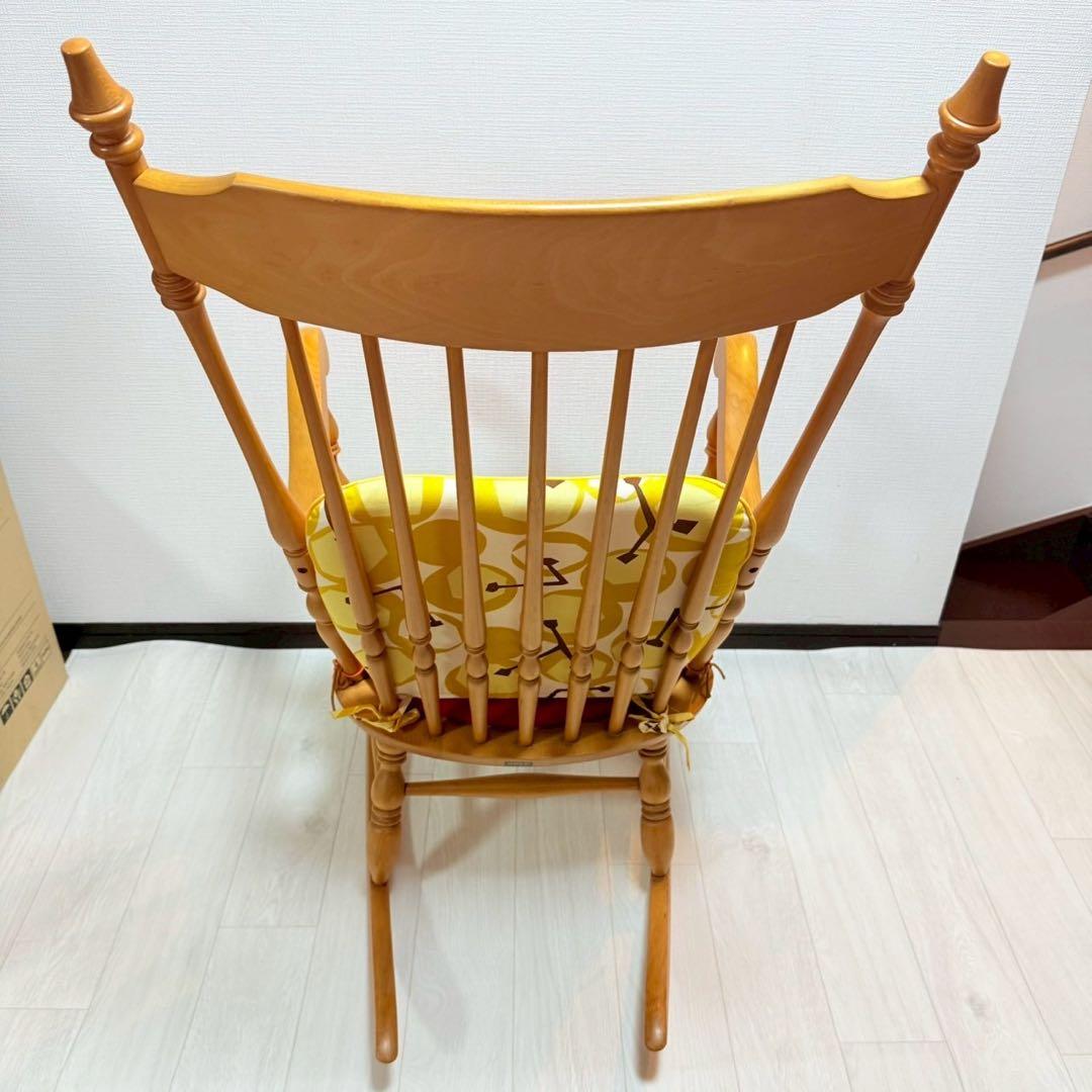 飛騨家具 WINDS 太平 ロッキングチェア クッション付き ヴィンテージ