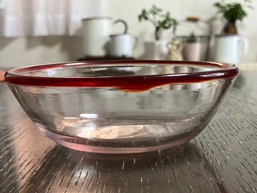 大正〜昭和の時代 昭和レトロ 大正浪漫　吹きガラス　ガラス鉢　5枚