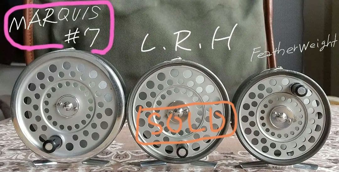 HARDY 「MARQUIS　#7 」シルバーフェイス　flyreel